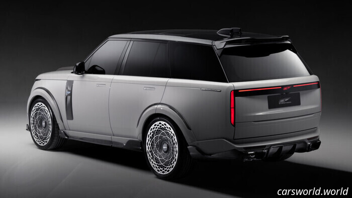 Questa Range Rover rotola con alcune ruote seriamente selvagge / Carscoops